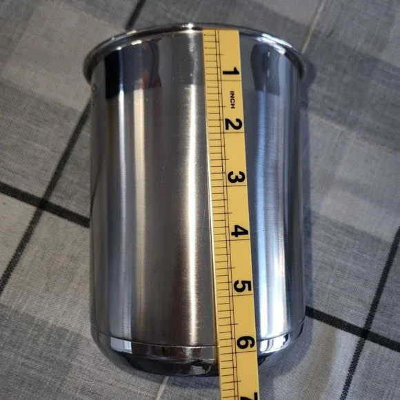 Caphalon Stainless Steel Utensil Holder 7" X 5" Approx - Picture 6 of 7